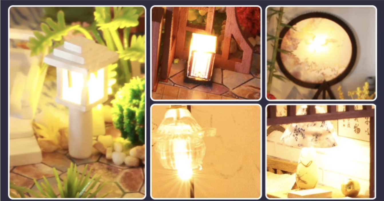 DIY Miniature Art House Kit – Handcrafted Peach Blossom Courtyard Villa Model, Perfect Birthday Gift - Image 3